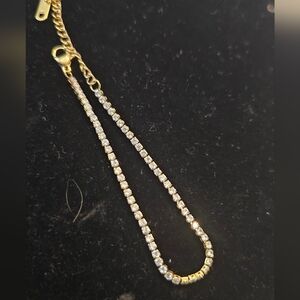 Elegant Gold Or Silver Plated Bracelet W/AAAZ Rhinestones.